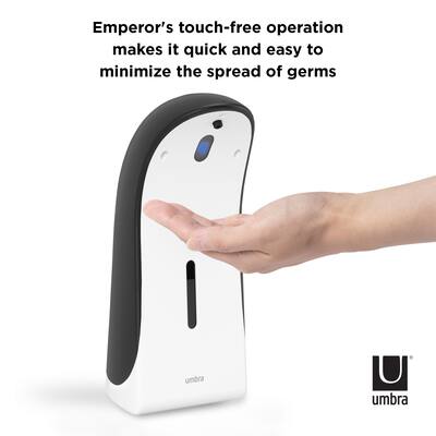 Umbra EMPEROR Automatic Soap and Sanitizer Dispenser 12oz (355mL)