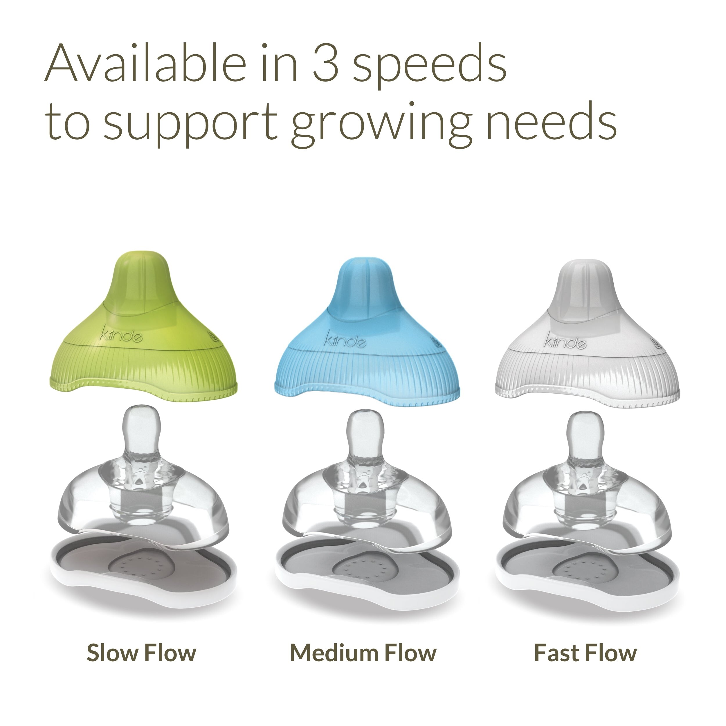 GENKI製　ディッピングバー　IPPON Twist Active Latch Nipple - Slow, 2 Pack - Green - buybuy BABY