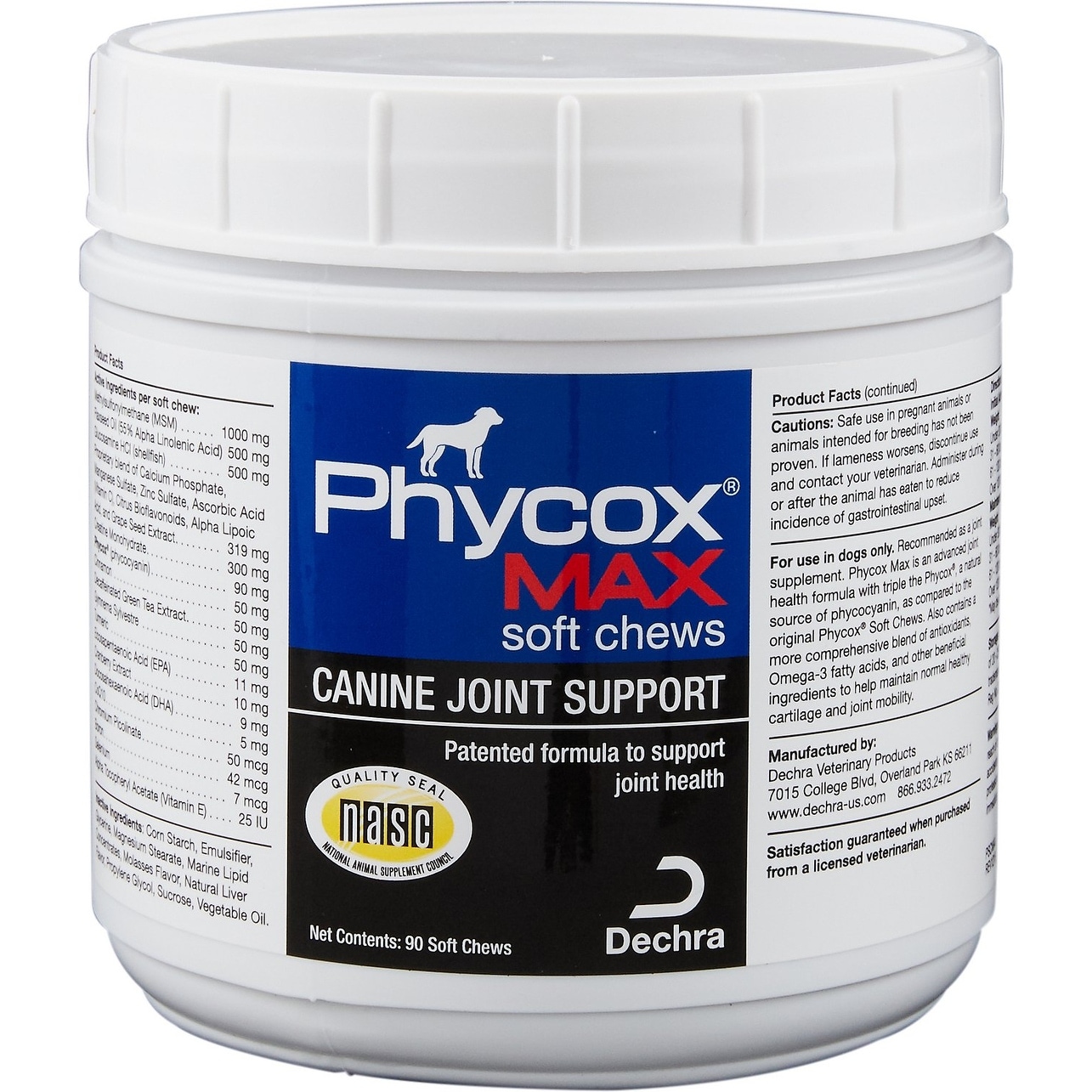 Shop Dechra Phycox Max Canine Joint Support Soft Chews 90 Count