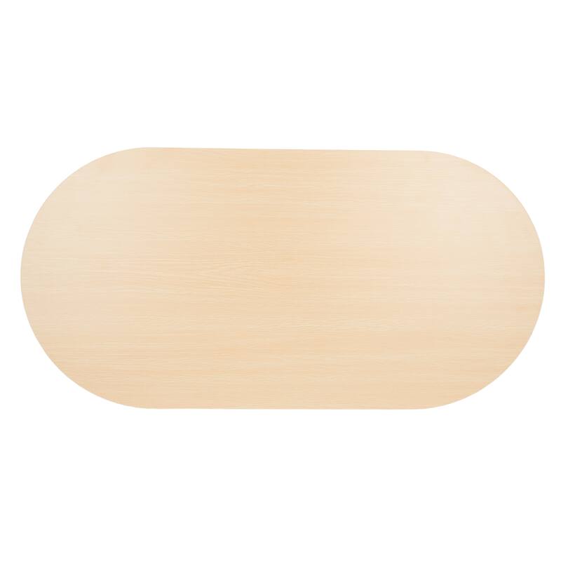 SAFAVIEH Mrinal Modern Oval Coffee Table - 47 In. W x 24 In. D x 16 In. H - 47Wx24Dx16H