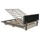 preview thumbnail 33 of 58, Velvet Platform Bed with LED Lighting and Storage, Queen Size