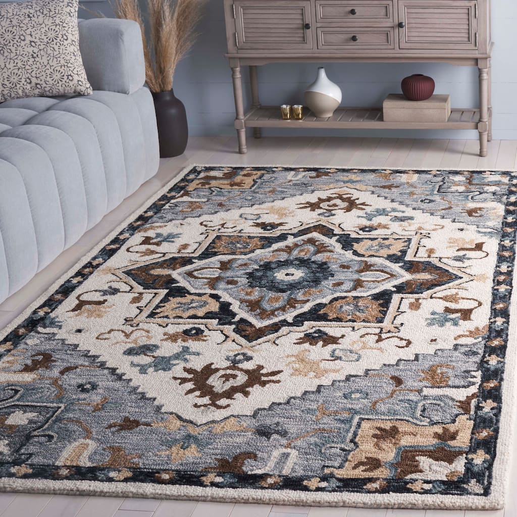 SAFAVIEH Handmade Heritage Ombre Traditional Wool Rug