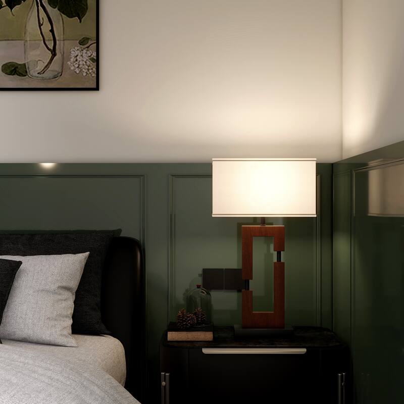 Set of 2 Painted Table Lamp
