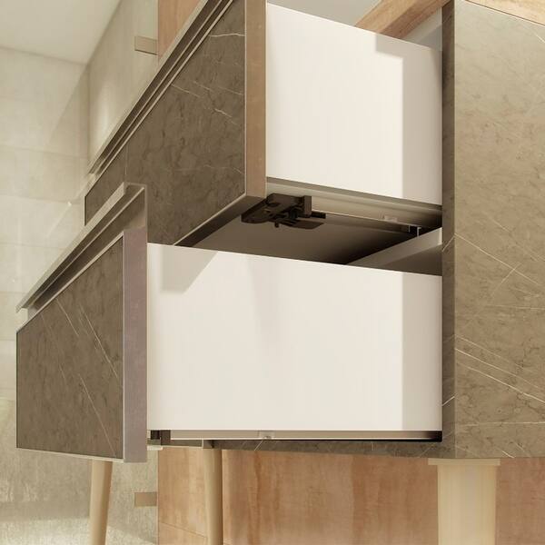 Under Mounting Soft Close Drawer Slide - 21.6'' SET ...