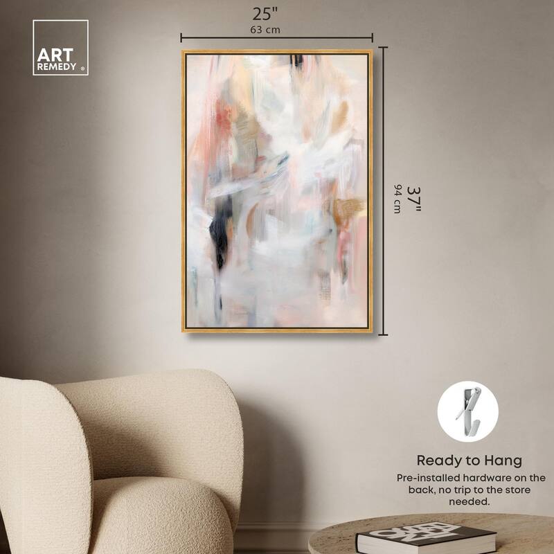 Drifting Colors II Canvas by Art Remedy