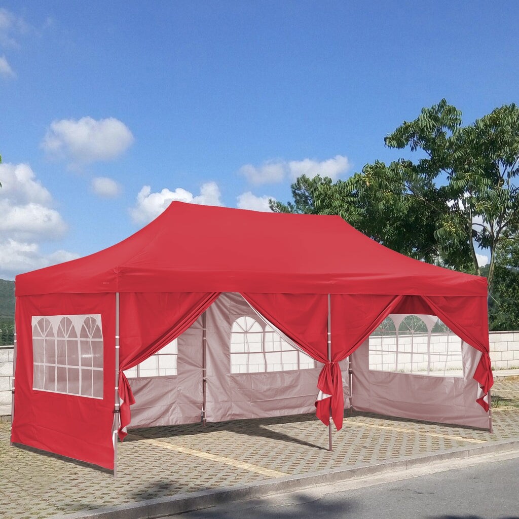Canvas pop up tent online
