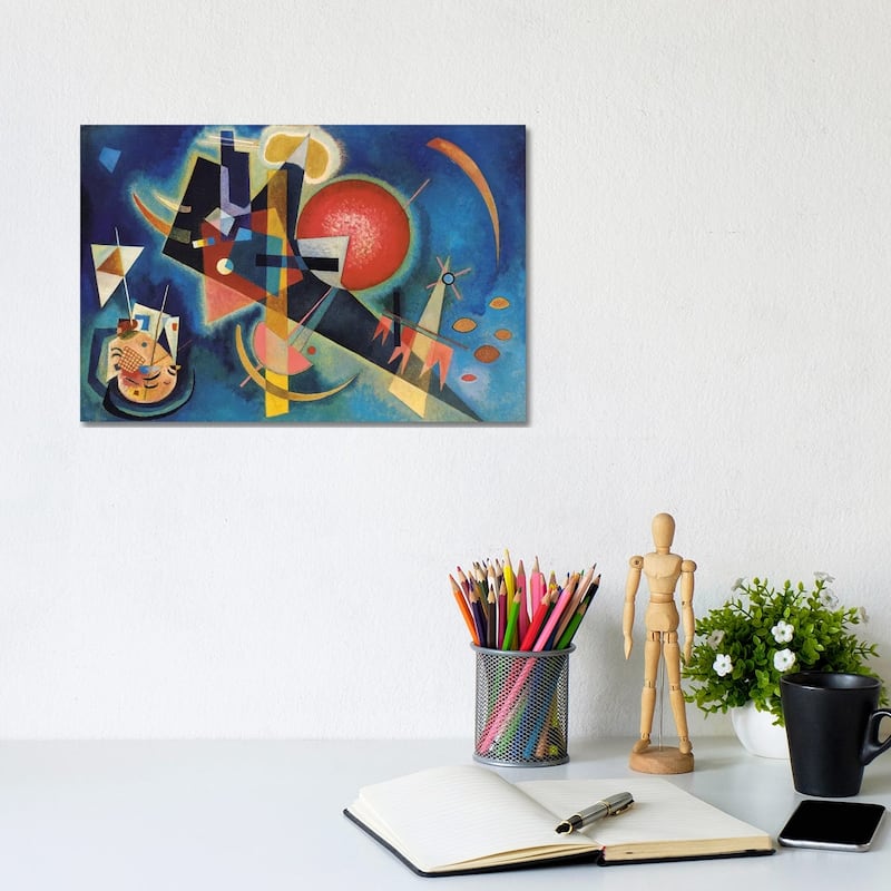iCanvas "Im Blau" by Wassily Kandinsky Canvas Print - 8x12x0.75