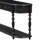 preview thumbnail 40 of 42, Vintage Curved Console Table Sofa Table Entryway Table with 4 Drawers and Bottom Shelf