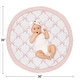 preview thumbnail 4 of 2, Sweet Jojo Designs Pink Bows Girl Baby Tummy Time Playmat - Blush Bow for the Ballerina Ballet Dancer Princess Collection