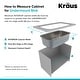 preview thumbnail 16 of 20, KRAUS Premier Stainless Steel 31 1/2 inch Undermount Kitchen Sink