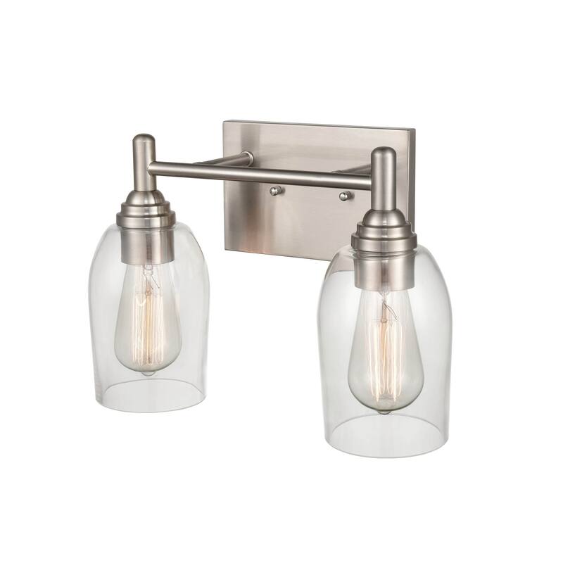 Millennium Lighting Arlett 2 Light Vanity Fixture in Modern Gold or Brushed Nickel