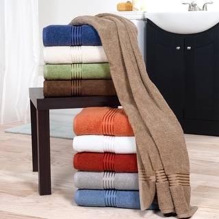 6PC Towel Set Cotton Bathroom Accessories with Bath Towels, Hand  Towels, and Washcloths by Windsor Home Bed Bath Beyond 10352880