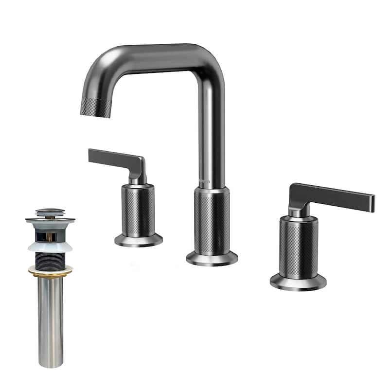 Karran USA KBF534 Gillingham 1.2 GPM Widespread Bathroom Faucet with - Gunmetal Grey