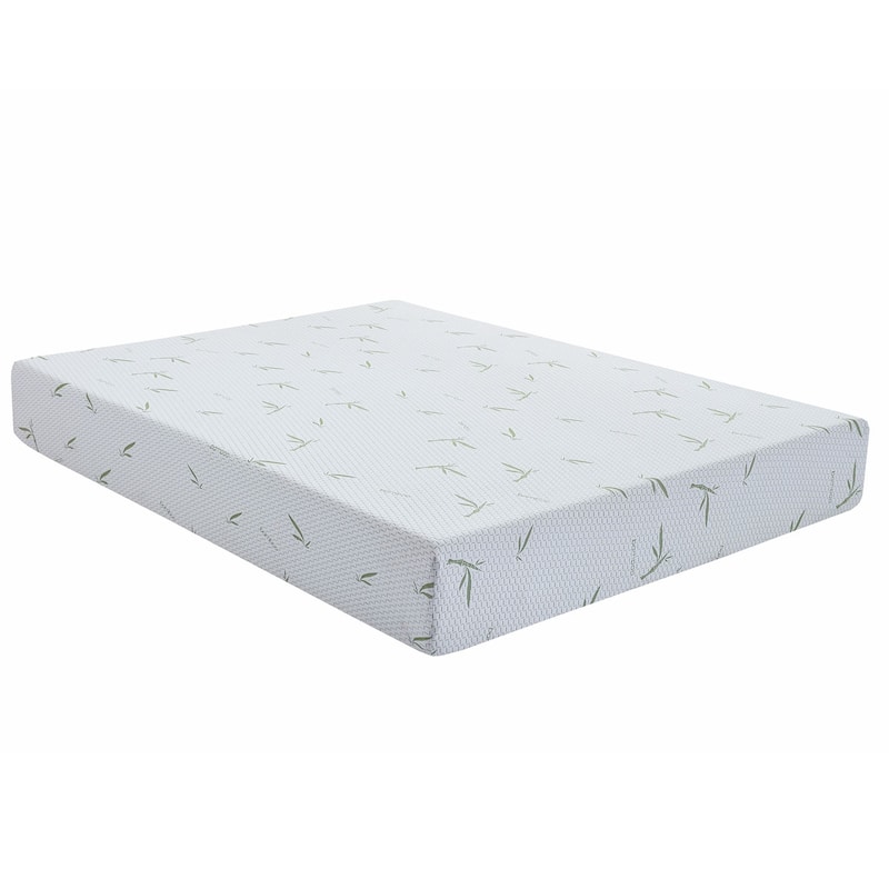 10 inch Memory Foam Mattress Medium-Firm Feel with Bamboo Cover, CertiPUR-US Certified