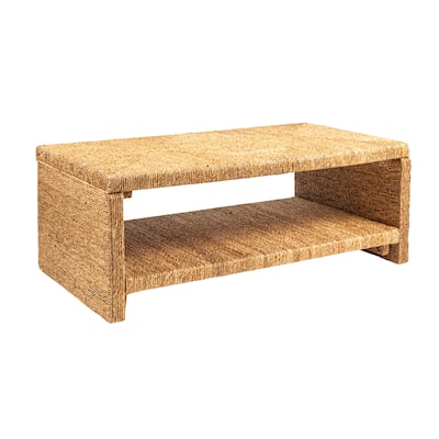 Seagrove Water Hyacinth & Acacia Wood Coffee Table