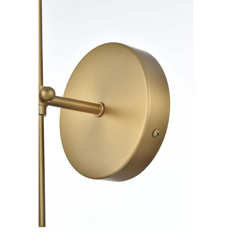 Mel Collection Wall Sconce D5.5 H15 Lt:1 Black Finish