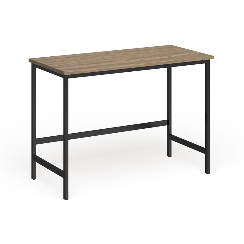 Carbon Loft Eleanor Wood and Metal Desk - Black