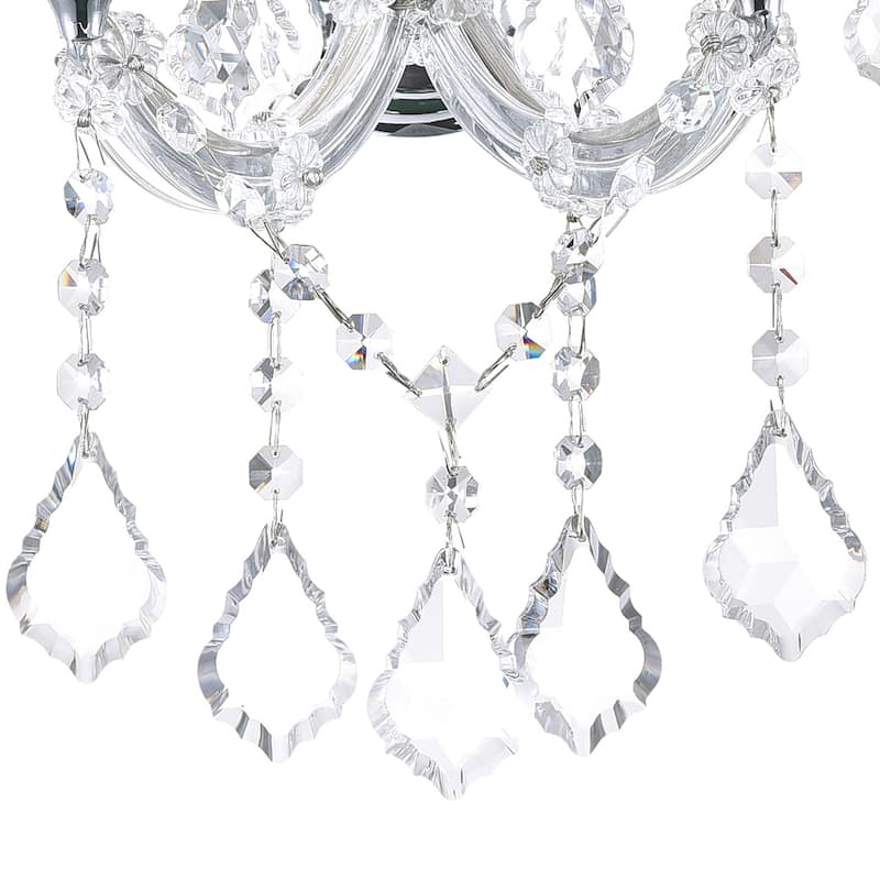 Maria Theresa 2 Light Wall Sconce With Chrome Finish