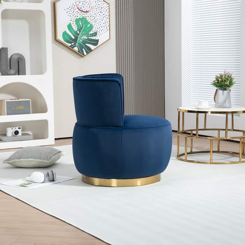 360 Degree Swivel Cuddle Barrel Accent Sofa Chairs