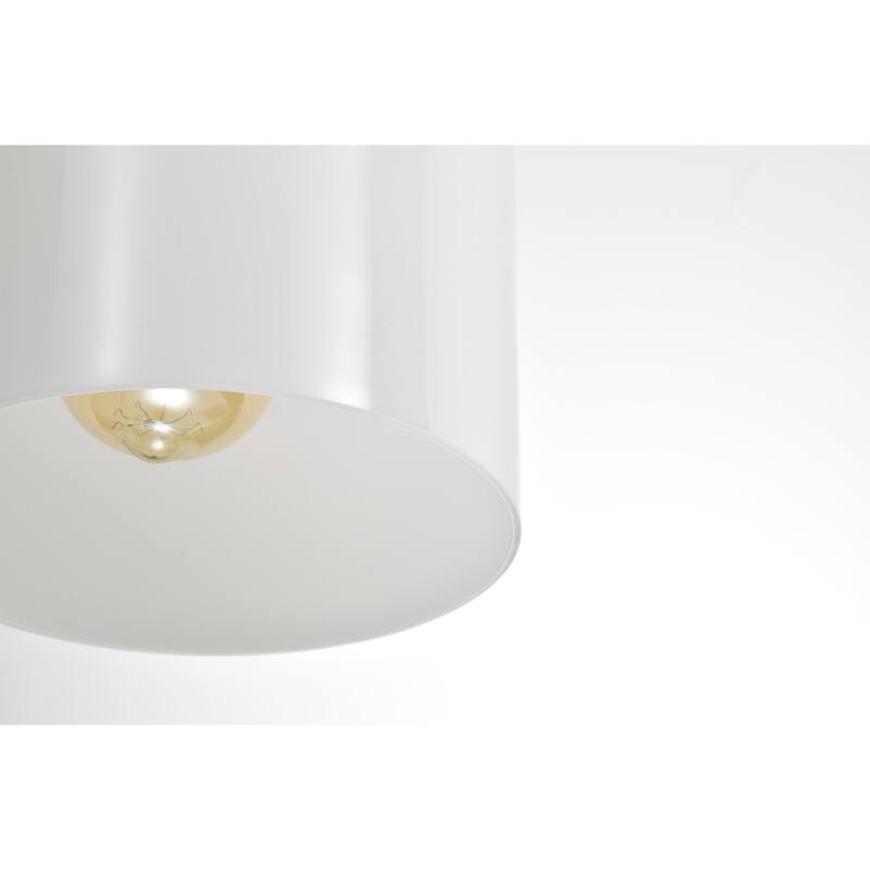 Magno Brass Pendant Light with Frosted Glass Lantern Shade - Brass-Frosted