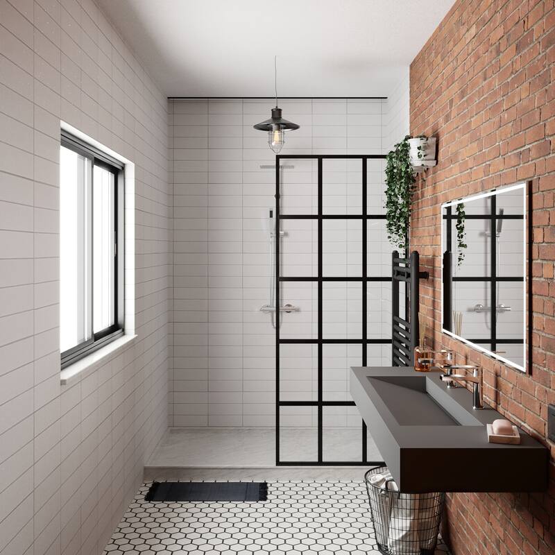 Pyramid Solid Surface Wall-Mounted Bathroom Sink