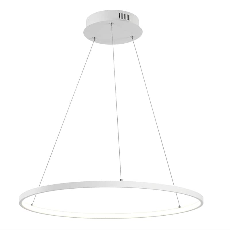 Kinsley Modern Bohemian Iron Integrated LED Pendant by JONATHAN Y