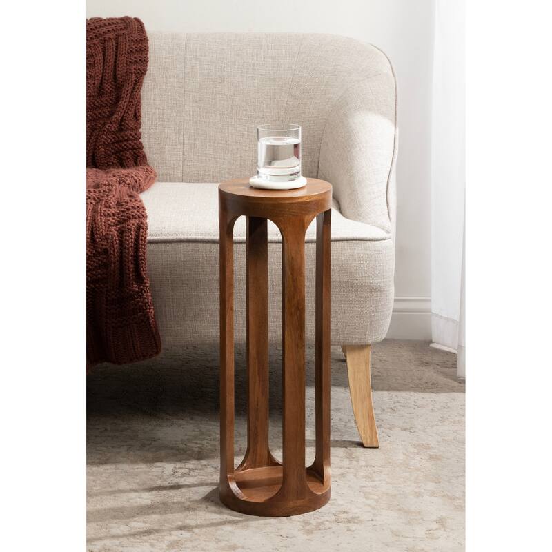 Kate and Laurel Dahl Wood Drink Table
