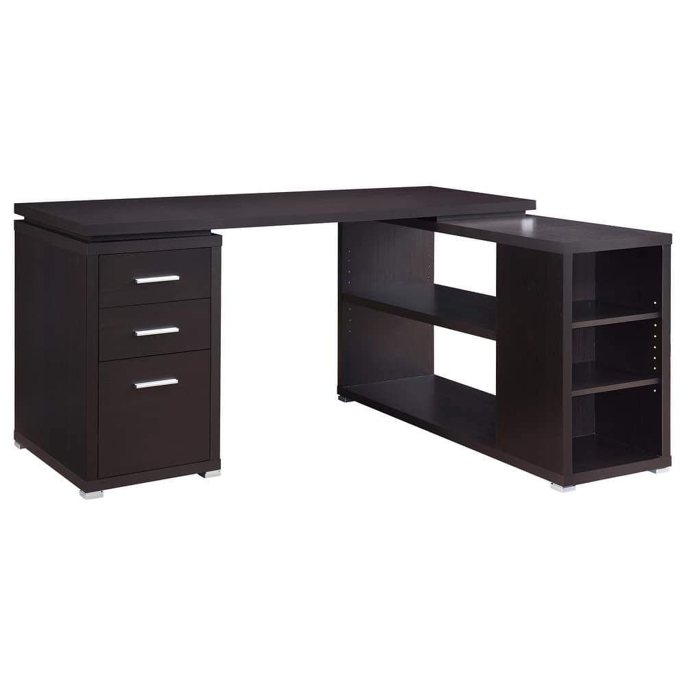 Yvette 60-inch 3-Drawer L-Shape Computer Desk