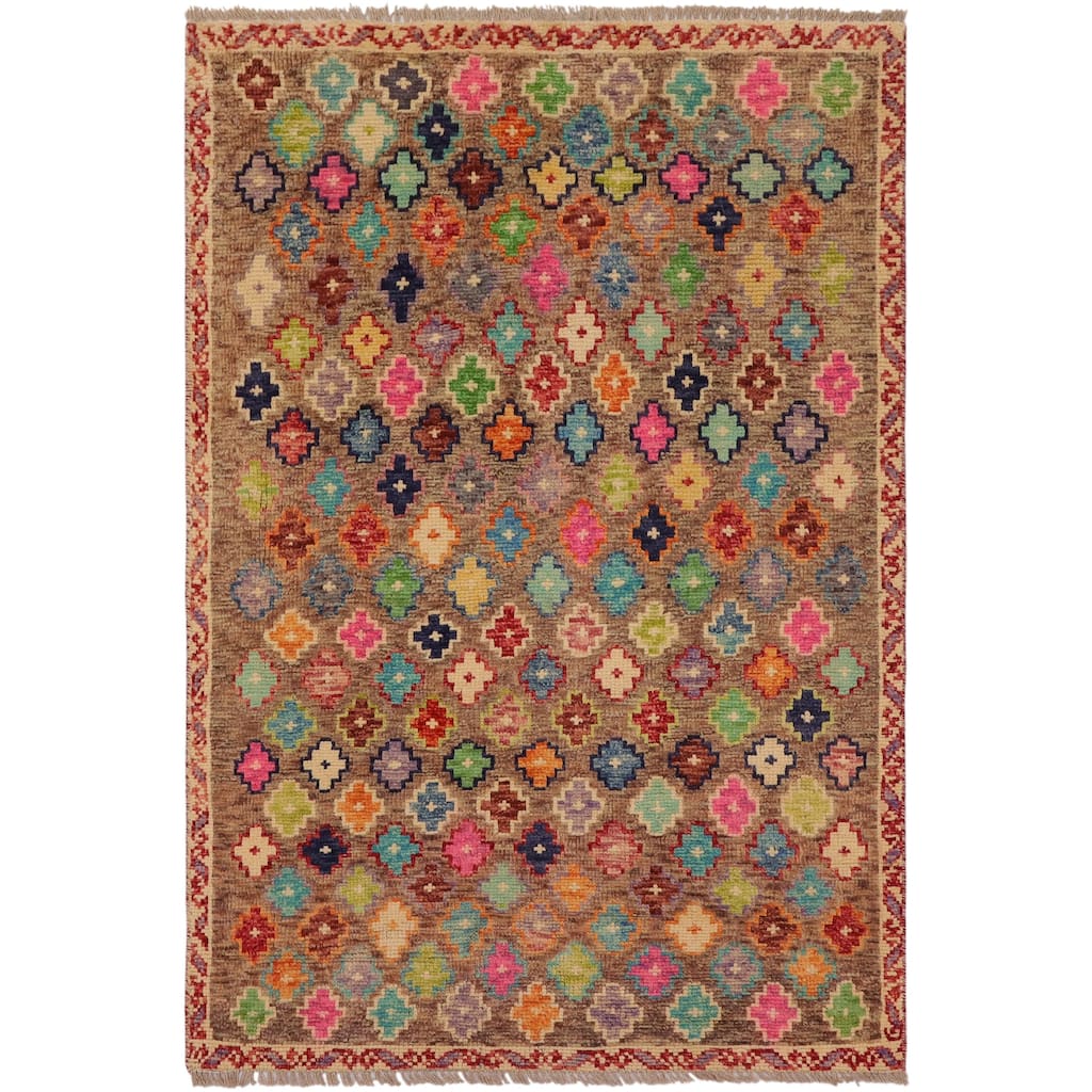Shabby Chic Balochi Brenton Hand Knotted Wool Rug - 3 ft. 3 in. x 5 ft. 1 in.