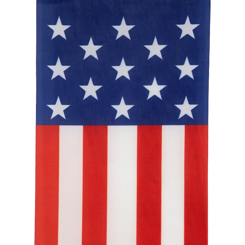 Americana USA Flag Swallowtail Hanging Wall Banner - 9.75'