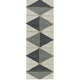 preview thumbnail 16 of 43, Balta Rugs Balta Levine Modern Geometric Shag Area Rug 2'2" x 7' Runner - Navy