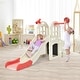 preview thumbnail 23 of 30, Costway 6-In-1 Large Slide for Kids Toddler Climber Slide Playset w/