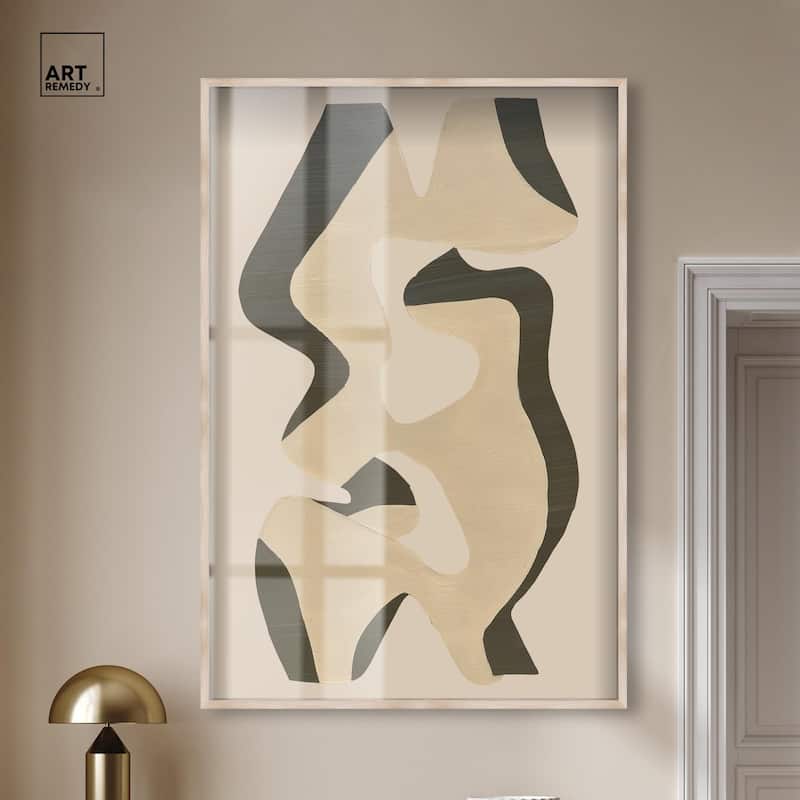 Shapes of Sage I Shadowbox by Art Remedy