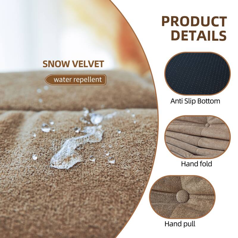 Bean Bag Chair,Lazy Floor Sofa Couch with Pocket