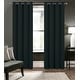 preview thumbnail 1 of 22, Oakley Embossed Privacy Window Curtain 54" x 84" - Black