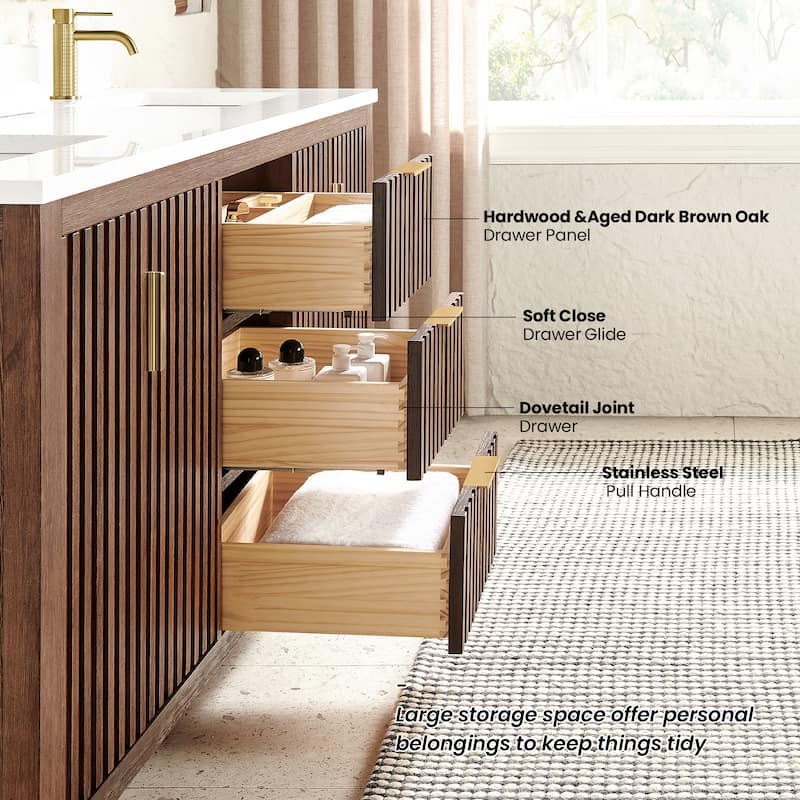Shenzhen Bath Vanity with Composite Stone Top without Mirror