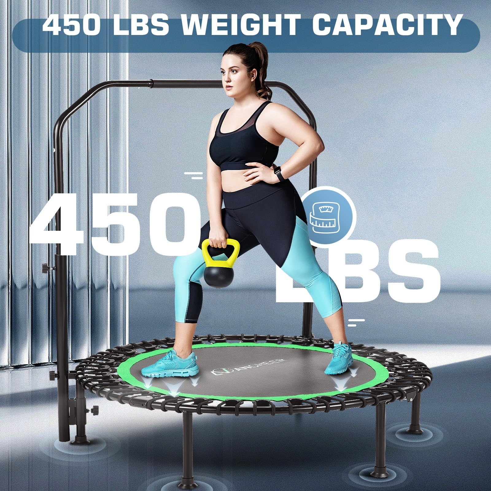 Mini exercise trampoline best sale