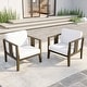 preview thumbnail 6 of 195, Outdoor Teak Solid Wood Patio Furniture Set Loveseat Armchair Table Collection
