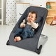 preview thumbnail 23 of 28, Baby Bouncer Seat with Aluminum and Metal Frame - 21”L x 19”W x 19.5”H Grey
