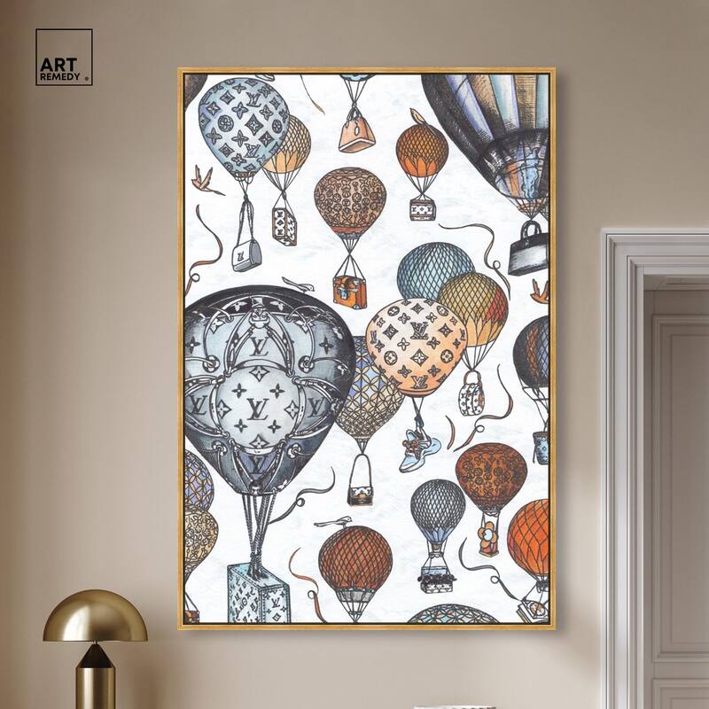 Doll Memories - Fashion Balloons Canvas by Art Remedy