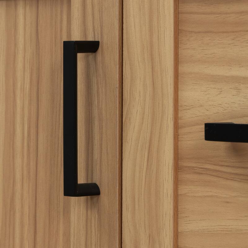 GDFStudio - Natura 30" Transitional Freestanding Bathroom Vanity with Ceramic Sink & Soft-Close Storage Components