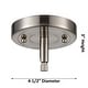 preview thumbnail 12 of 21, Innovations Lighting Downtown Urban - Natural Ballston Dome - 1 Light 12" Stem Hung Mini Pendant