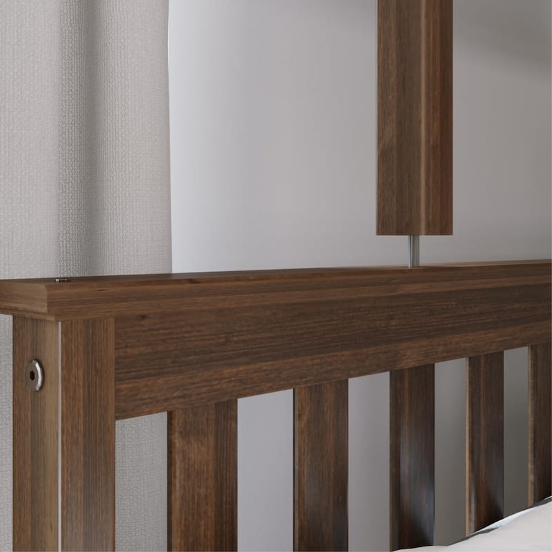 Max and Lily Twin over Full Bunk Bed with Trundle Bed