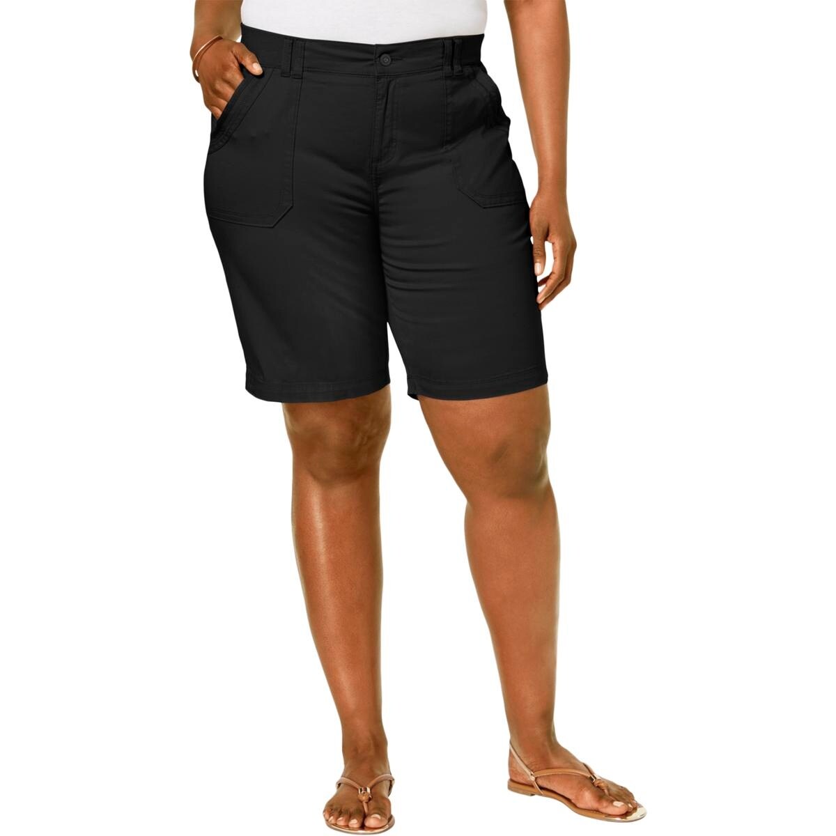 women's lee relaxed fit bermuda shorts