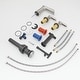preview thumbnail 18 of 33, Double Handle Three-Hole Bath Waterfall Faucet with Drain