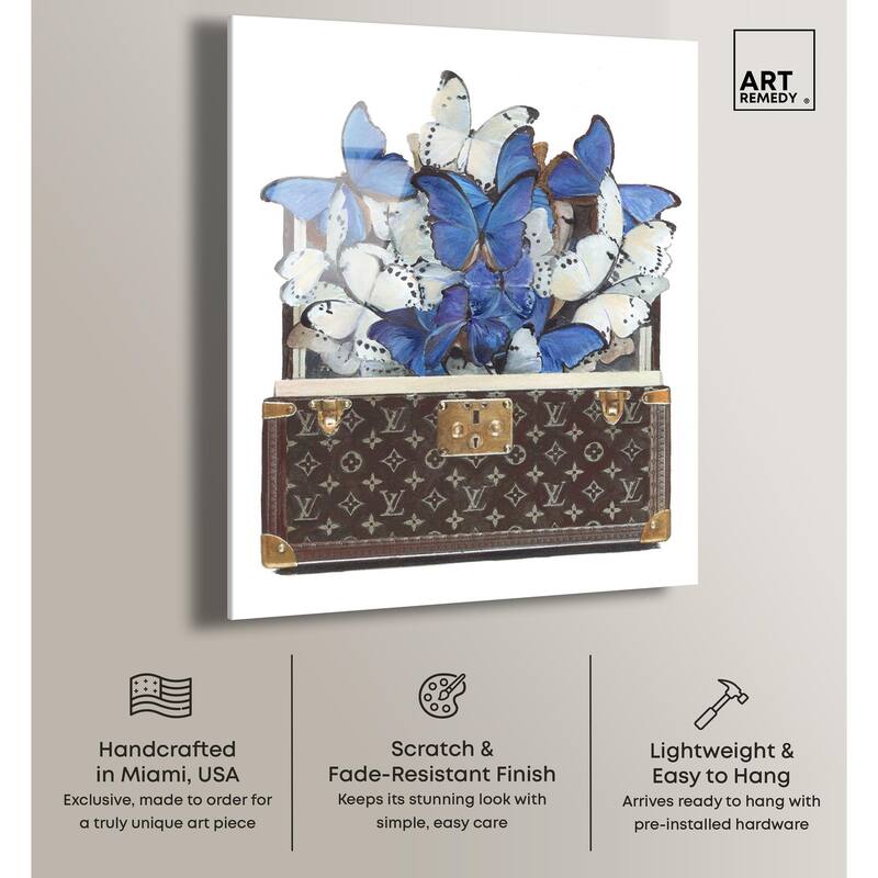 Luxurious Butterflies Acrylic by Art Remedy, Ready to Hang