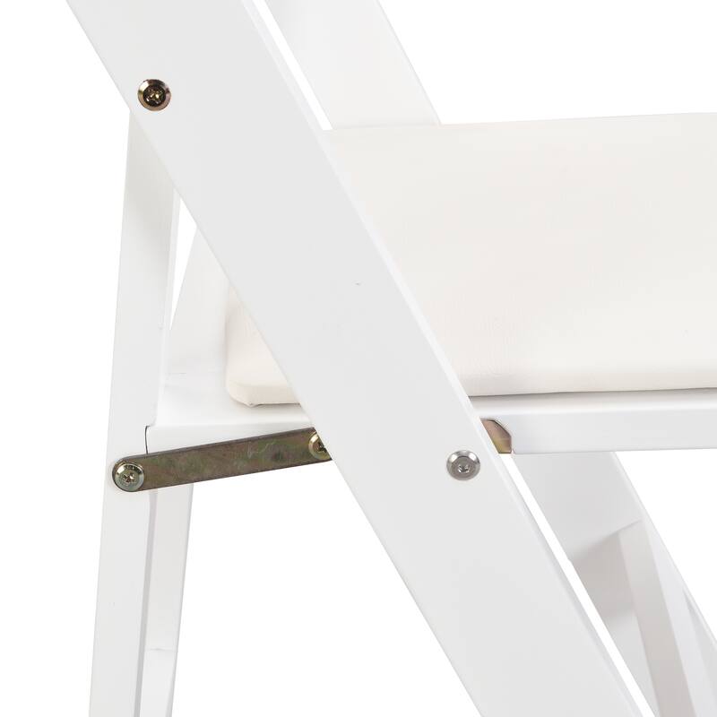 Upholstered folding chair, space saving,,easy to carry, 4PCS, cushion, shelf