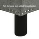 preview thumbnail 85 of 130, The Curated Nomad Performance Fabric Stardust Square Upholstered Footstool Ottoman