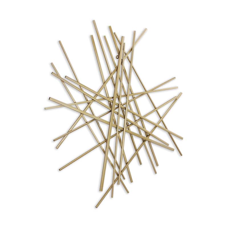 Avalon Gold Abstract Wall Decor