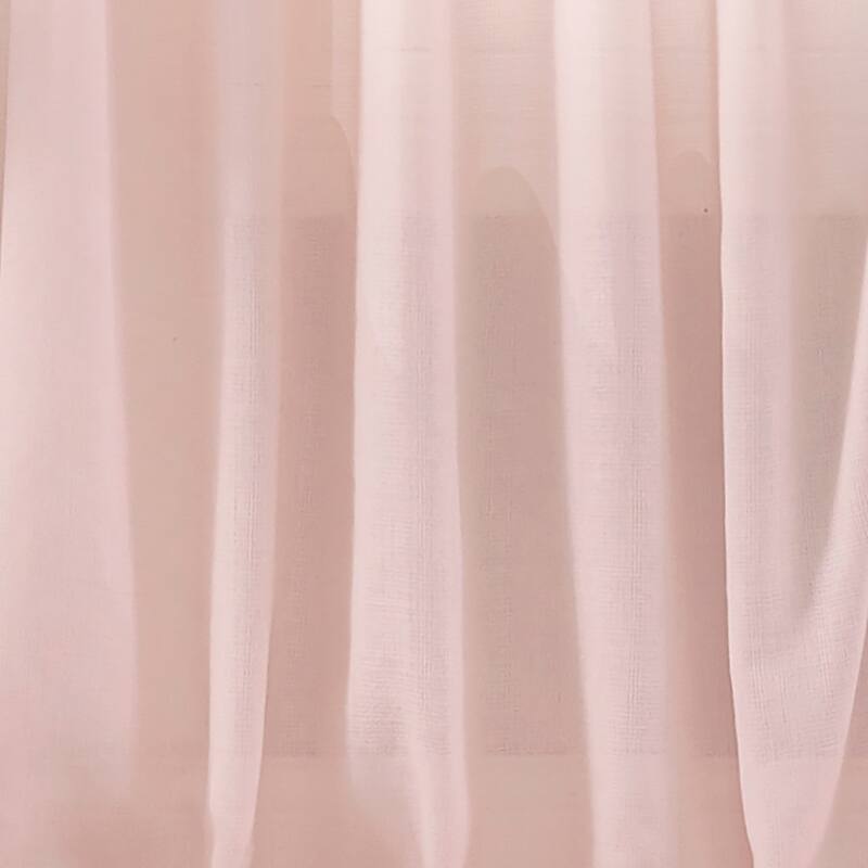 Bella Tab-Top Ruffle Sheer Window Curtain